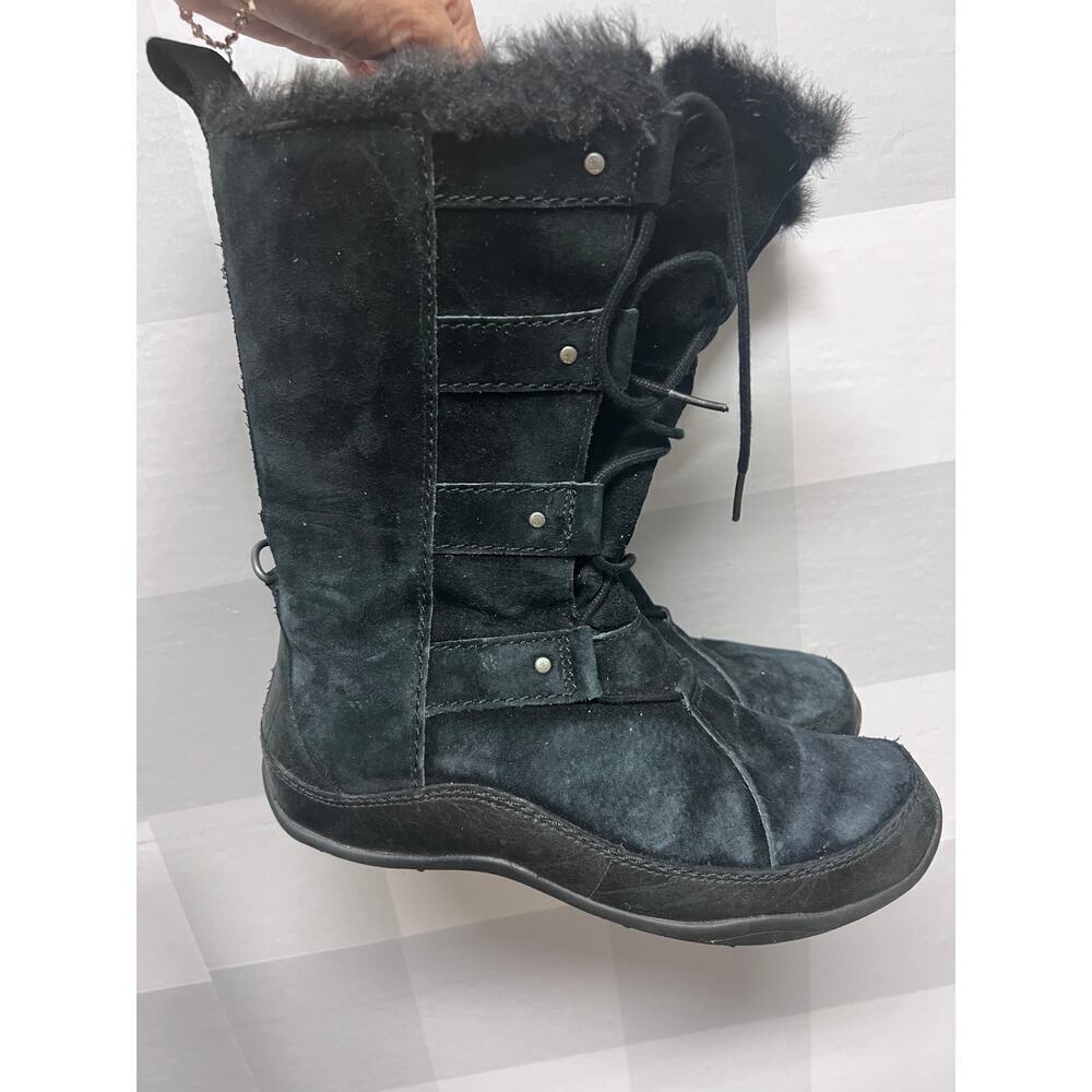 The North Face Snow Boots size 8 Black Primaloft 200 gram insulation